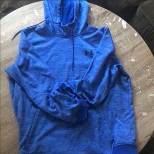 ❤️Under Armour - Blue Hooded Sweatshirt - L
